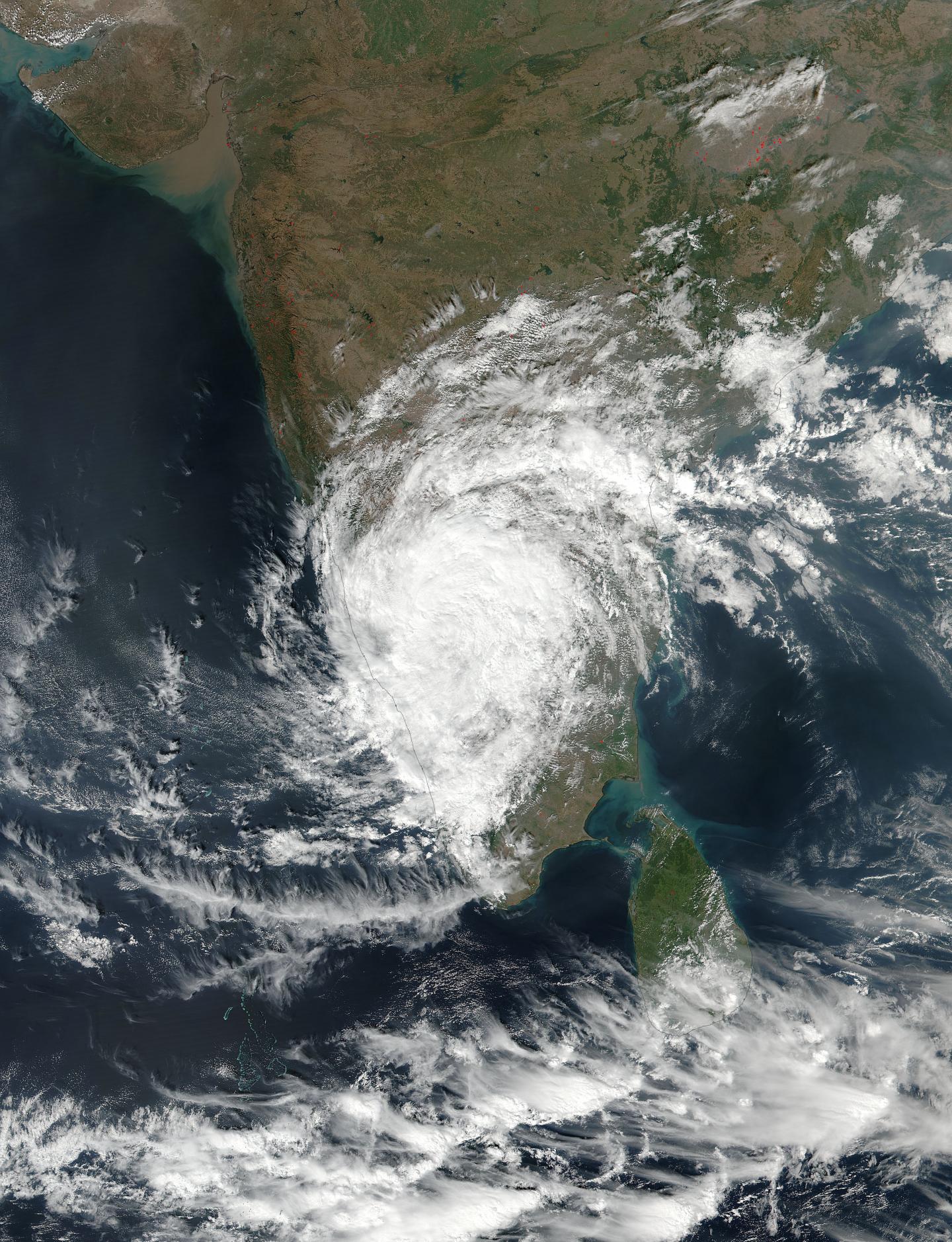 Suomi NPP Image of Vardah