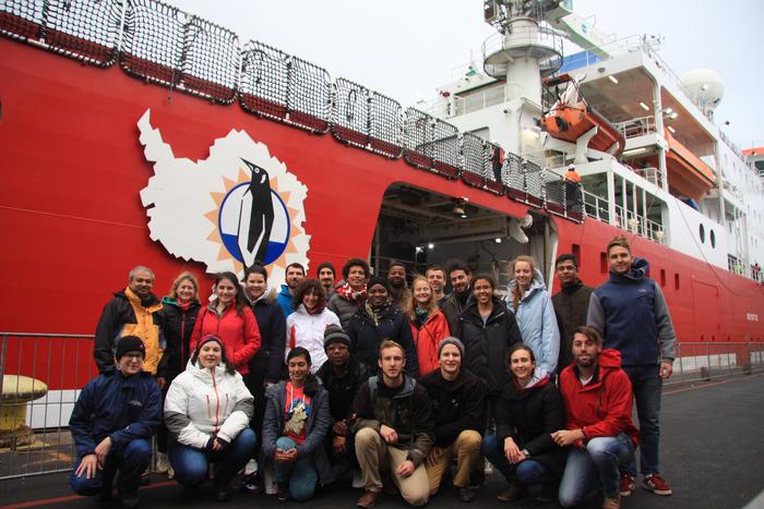 Team South Africa on board the SA Agulhas II for the 2019 cruise