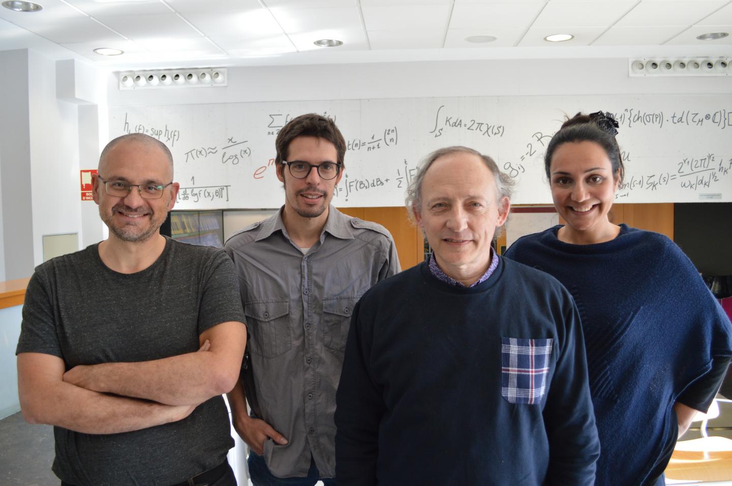 Group Photo of the Four Researchers