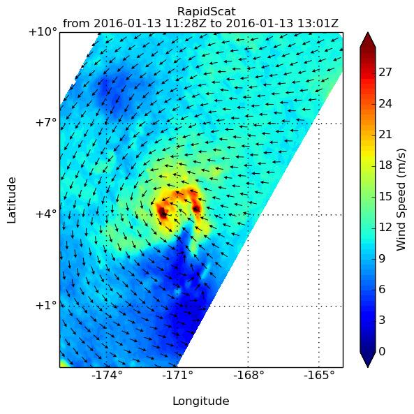 RapidScat Image of Pali