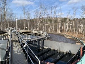 sewage treatment plant in central Pennsylvania