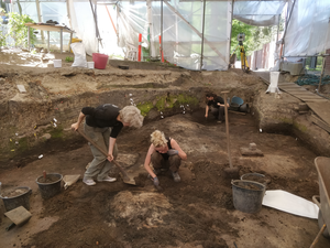 The Northern Emporium Project excavated parts of the main street and a plot with houses and workshops in the Viking-age emporium Ribe, Denmark
