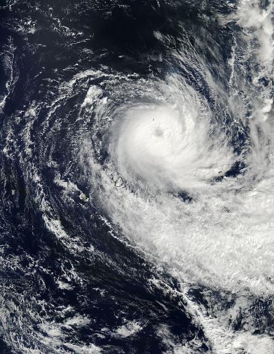 Cyclone Imelda Opens Its Eye