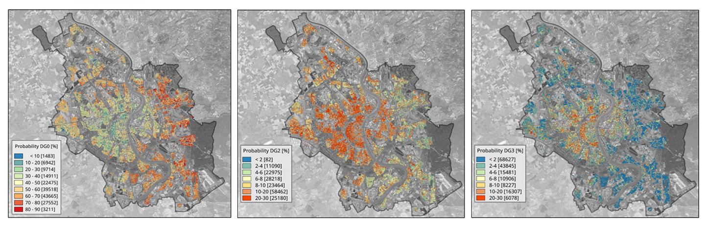 City of Cologne: Probabilities of Building Damage