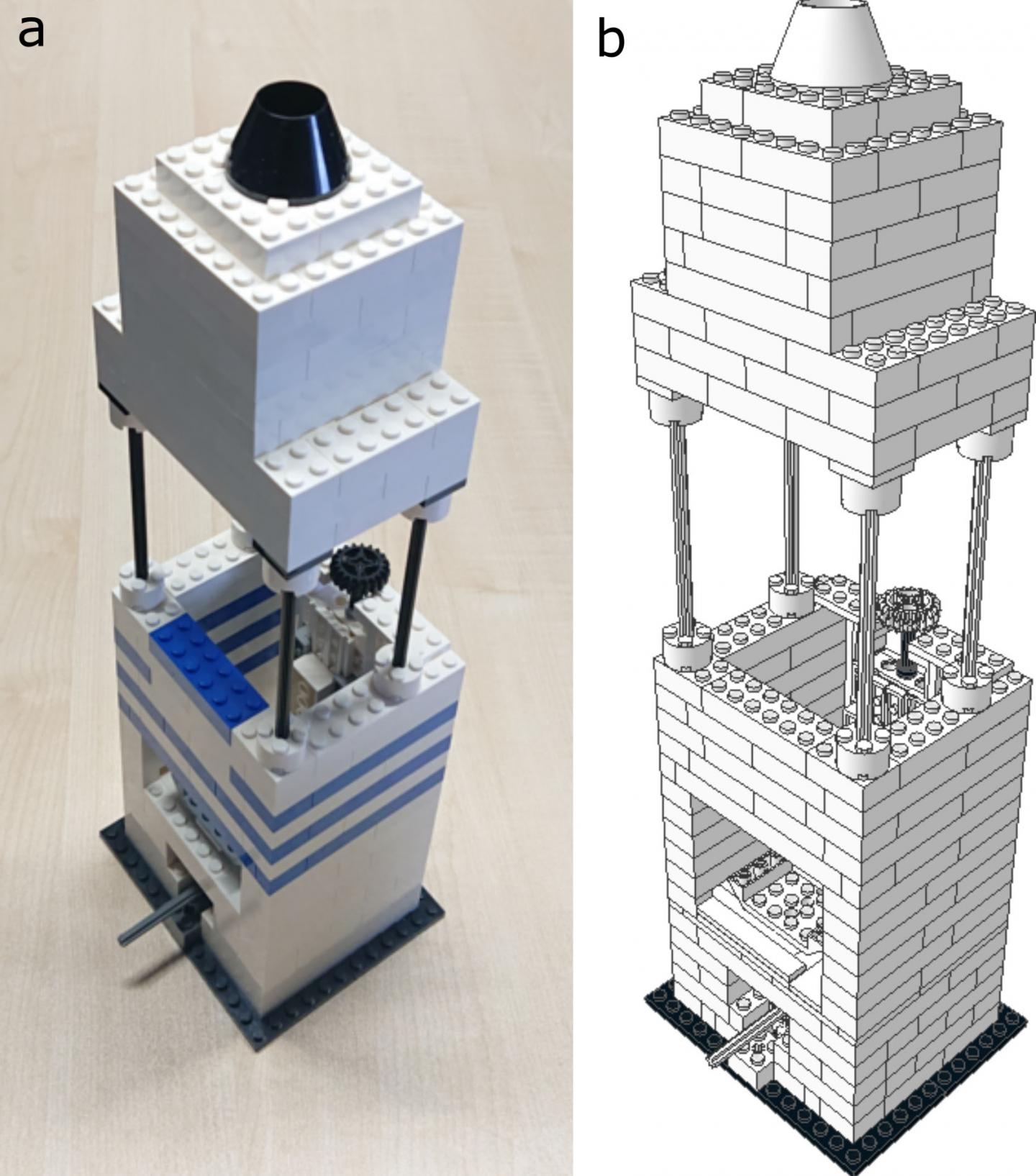 Lego microscope and instructions to build it