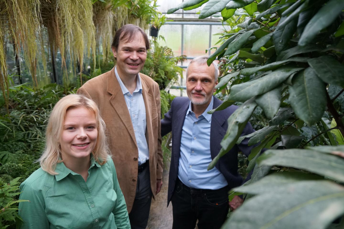 Jana Löwe, Professor Dr Harald Gröger, and Professor Dr Karl-Josef Dietz