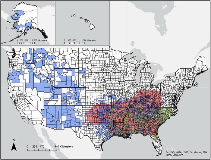 Hot Spot Analysis 2013 to 2019