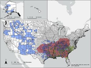 Hot Spot Analysis 2013 to 2019