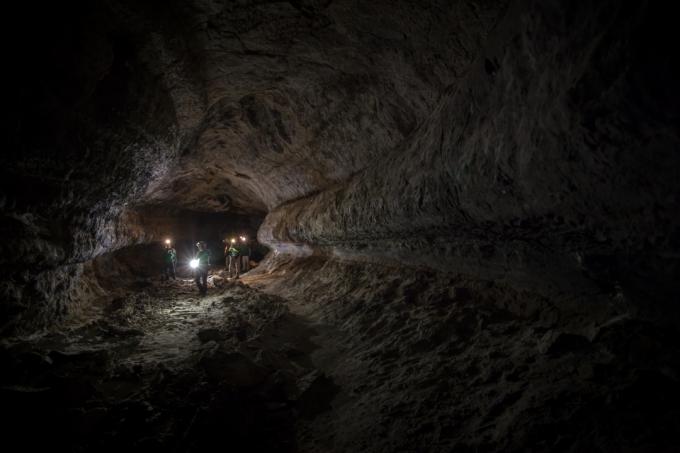 Speleologists Thoroughly Studied Lava Tubes