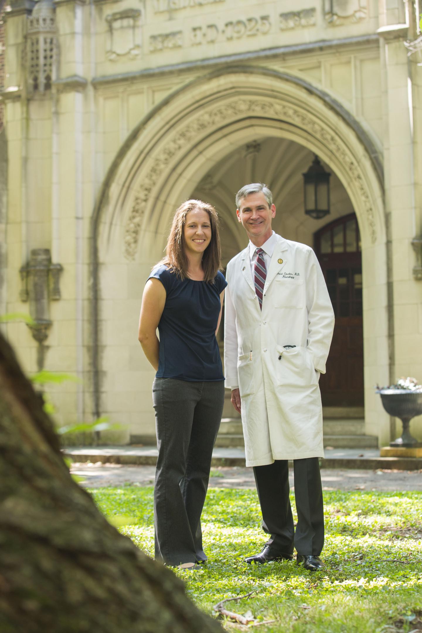 Mallory Hacker, PhD, and David Charles, MD