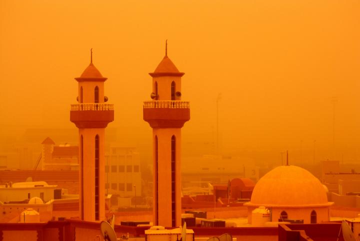 Desert Dust Storm in Kuwait