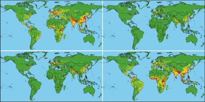 Global Distribution of Relative Risk of an EID Event