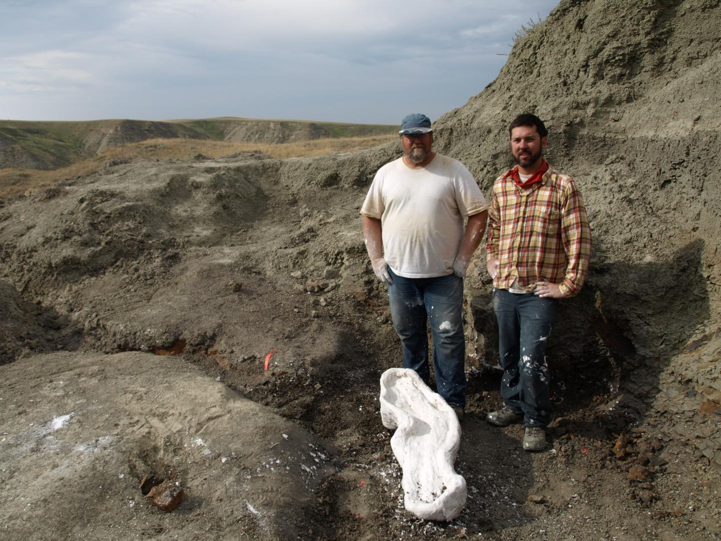 Scientists at Alberta Field Site