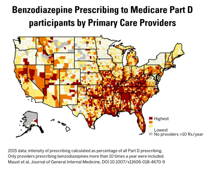 Benzodiazepine Prescribing Variation