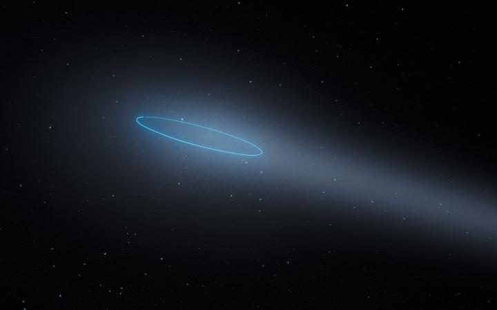 The Binary Asteroid 288P (artist's impression)