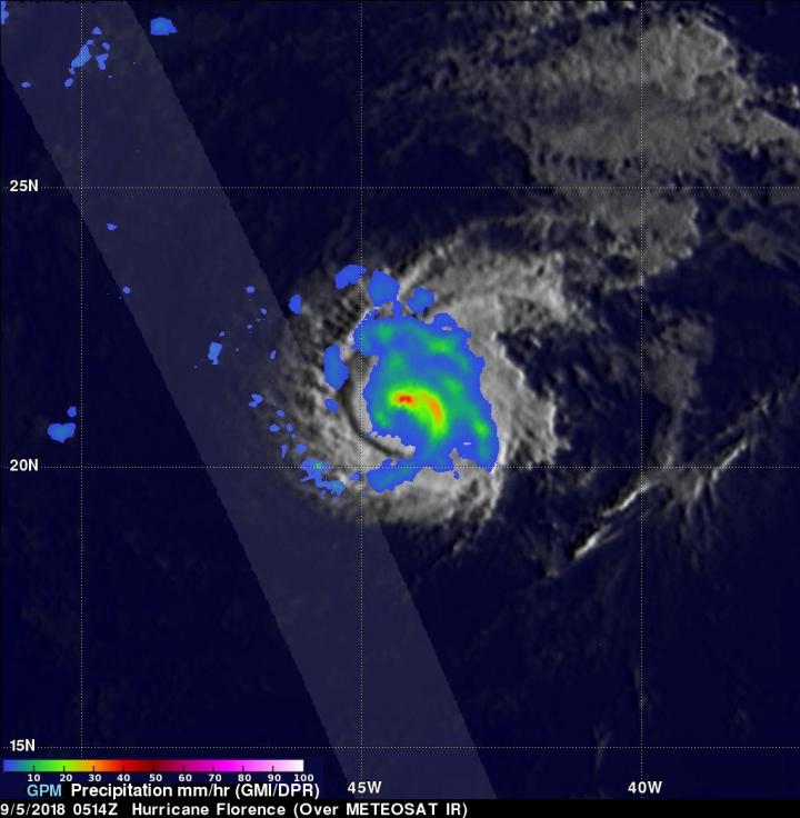 GPM Image of Florence