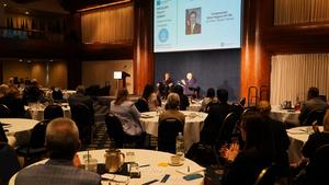 Congressman Brian Higgins (NY-26), Co-Chair of the Cancer Caucus in the U.S. House of Representatives, speaks during NCCN Oncology Policy Summit in Washington, D.C.