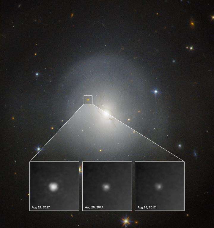 Hubble Observes First Kilonova
