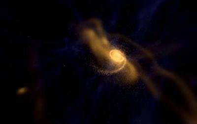 Visualization of Milky Way Galaxy at 16 Million to 13.7 Billion Years Old