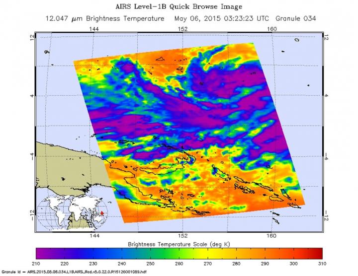 AIRS Image of 93W