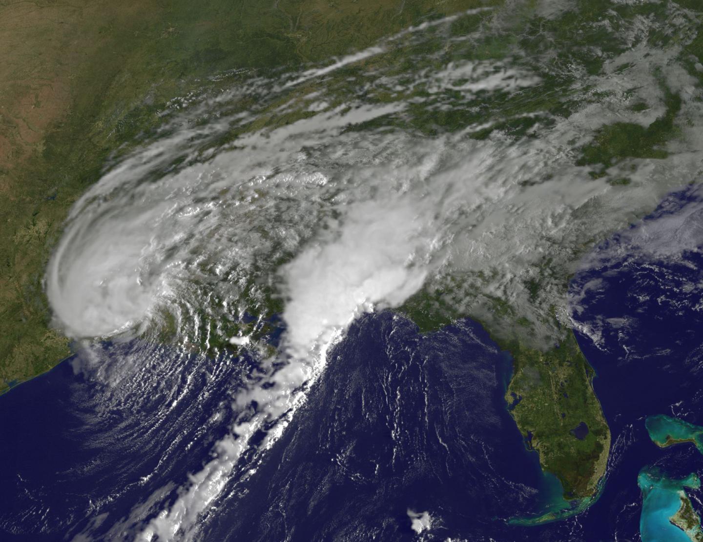 GOES-East image of Harvey