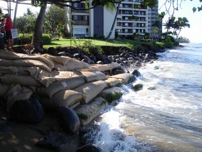 Coastal Erosion on Maui, Hawaii