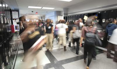 Students in Hallway