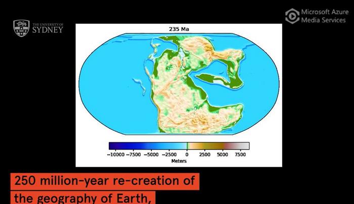 250 million years of plate tectonics and sea level variations