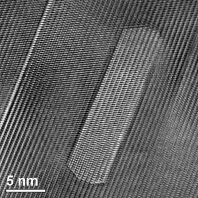 Watch Radiation Create Voids in a Material