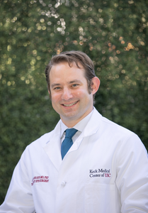 Aaron Ahearn, MD, PhD, is a liver, kidney and pancreas transplant surgeon with Keck Medicine of USC and principal investigator and corresponding author of the study.