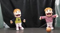 English-Speaking Puppet Displaying Pro-Social Behavior