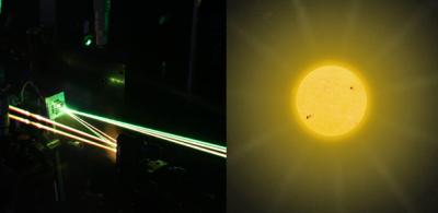 Laser Set-up/Solar Power