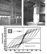 Seismic Cyclic Loading Test of SRC Columns Confined with 5-Spirals (3 of 3)
