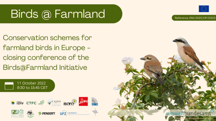 Conservation schemes for farmland birds in Europe - closing conference of the Birds@Farmland initiative