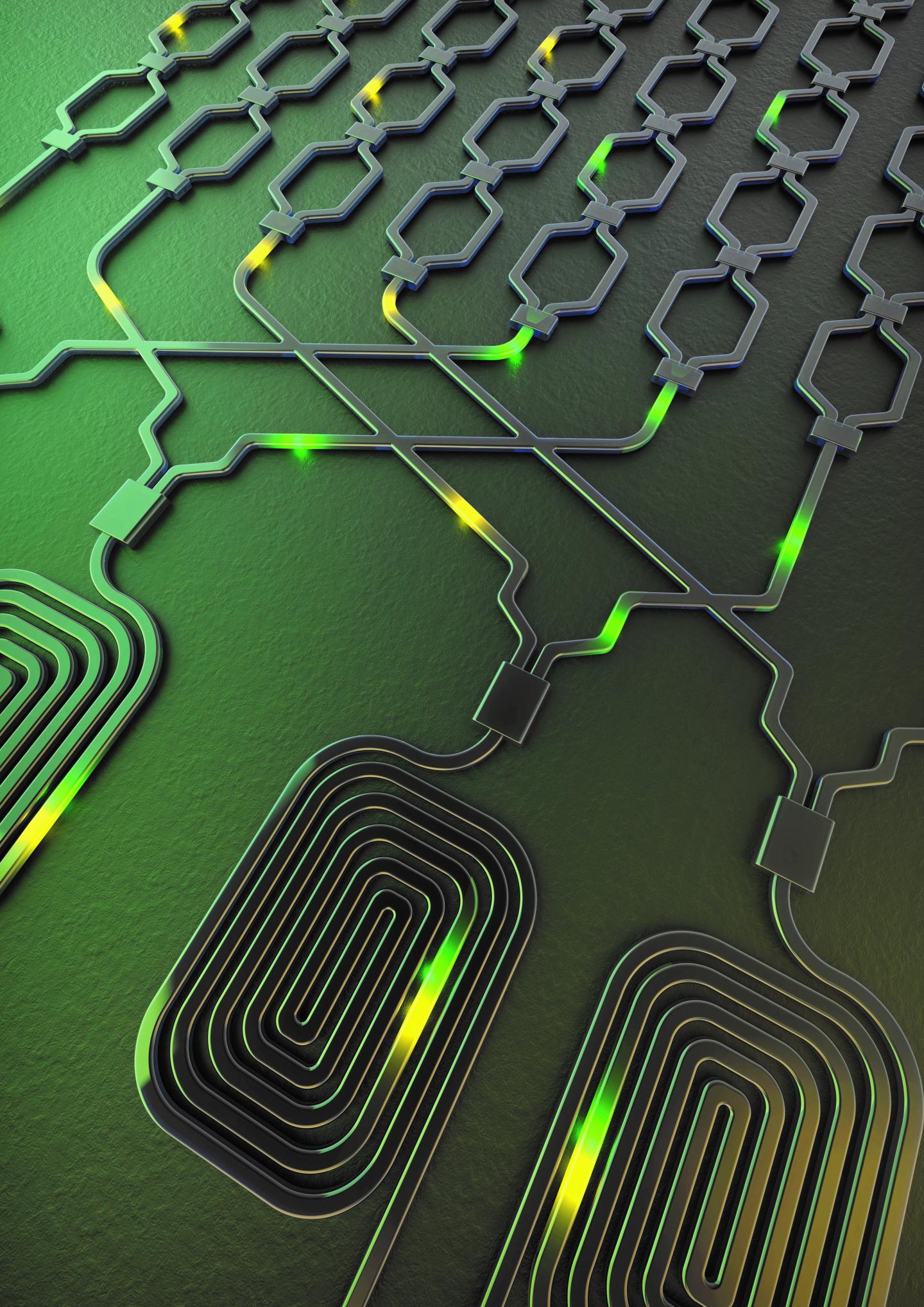 Artist's Illustration of the New Silicon Chip