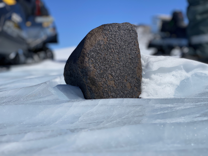 17-pound meteorite