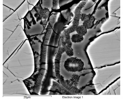 Vein of Martian Clay and Carbonate