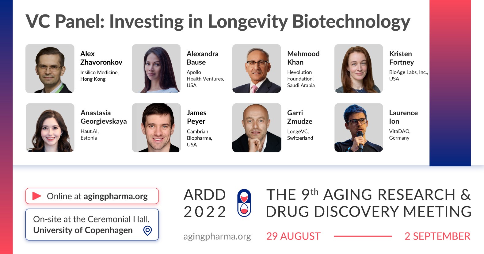 Investing in Longevity Biotechnology VC Panel