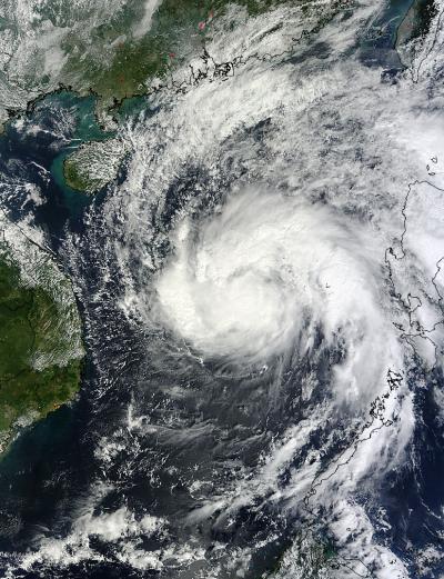 NASA's Terra Satellite Flew Over Son-Tinh