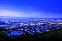 Swansea Bay and city centre:  urban and coastal