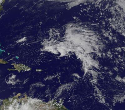 The Early Atlantic Tropical Low -- From GOES-13