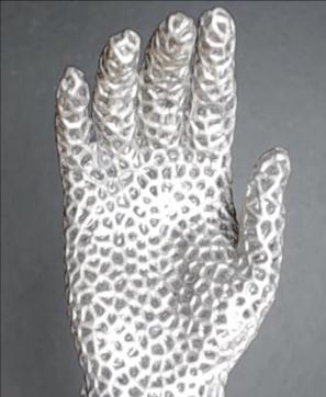Liquid metal hand