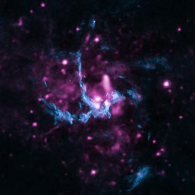 X-ray/Radio Image of Sgr A* and Jet