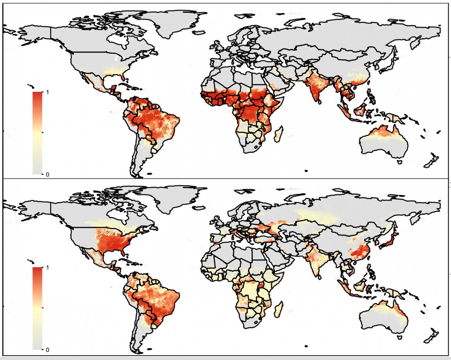 Future Mosquito Ranges