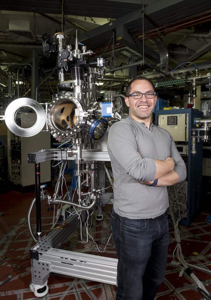 Ethan Crumlin at the Advanced Light Source