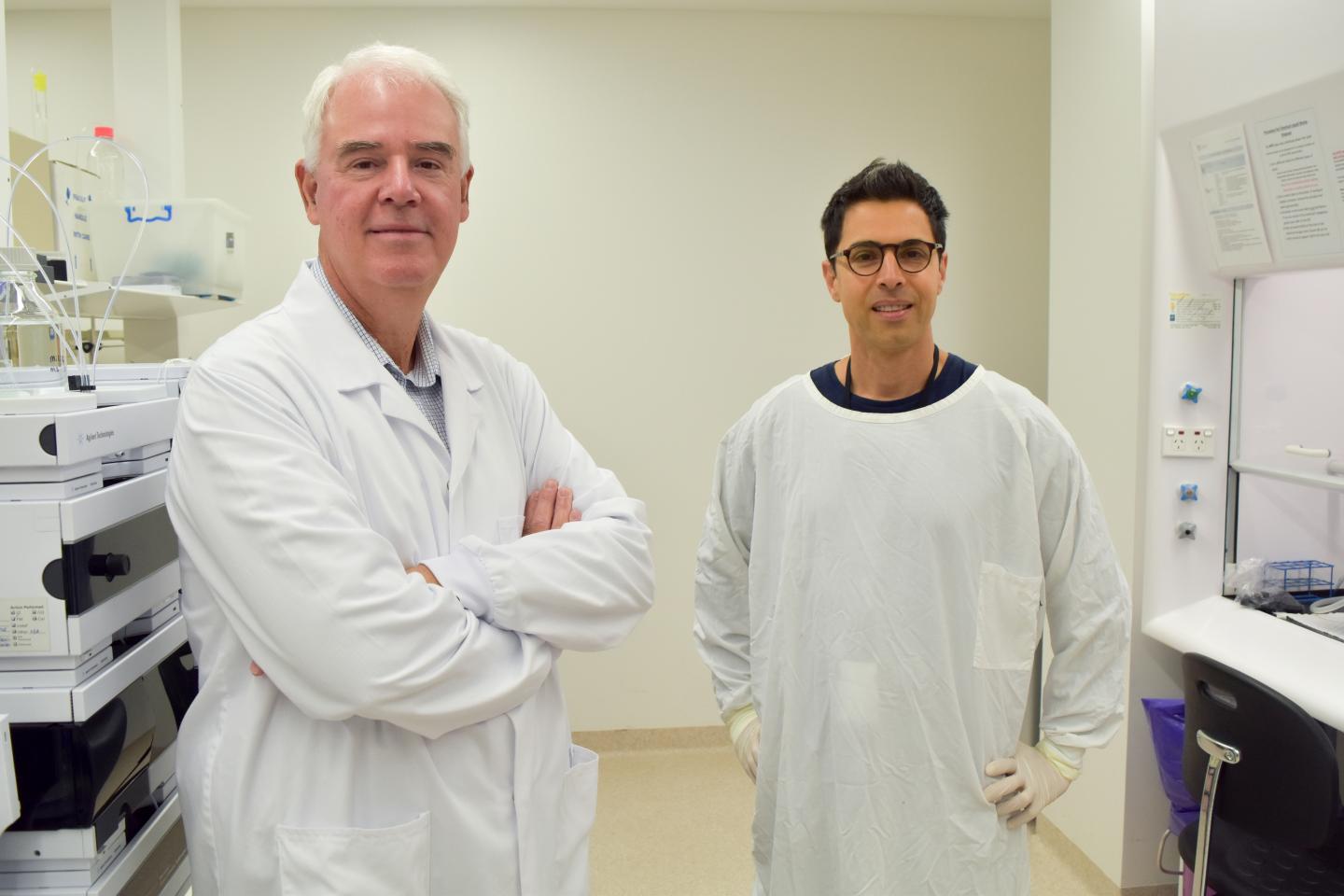 Professor Philip Hogg and Dr Diego Butera, Centenary Institute