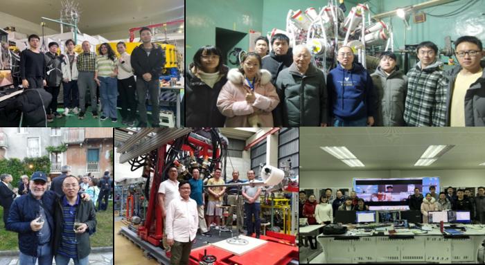 Group photos of the low-energy experimental nuclear physics team of the School of Physics, Beihang University, represented by Professor Zhang Gaolong