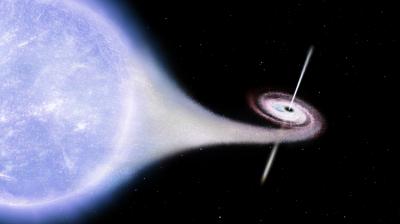 Artist's Impression of Cygnus X-1