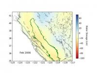 Seasonal Ground Water Storage in California