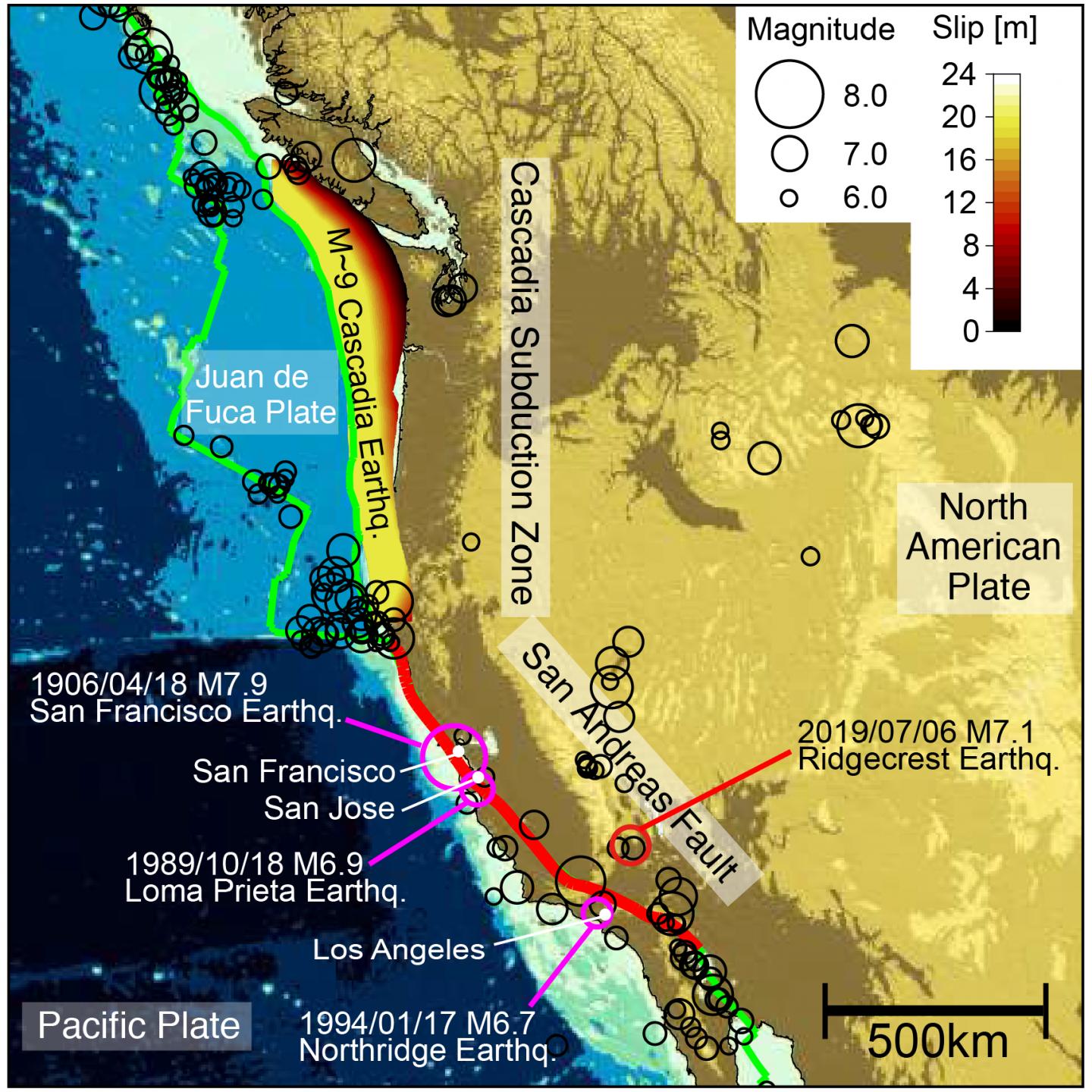San Andreas Fault and Plate Boundaries